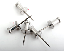 PUSH PINS - BOX OF 100