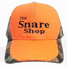 BLAZE ORANGE/CAMO CAP