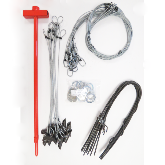STARTER 12 PACK - WITH DEER STOPS & EARTH ANCHORS