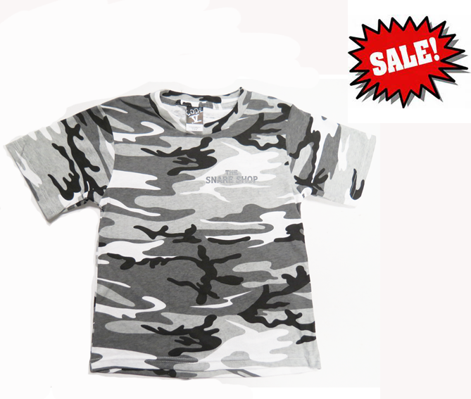 YOUTH CAMO T-SHIRT - URBAN WOODLAND PRINT