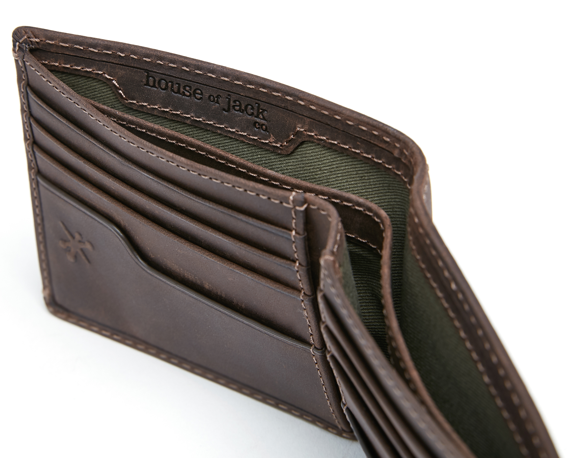 Jack Classic Bifold Wallet in Brown , mens wallet, wallet,The Snare Shop