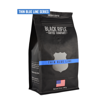 Black Rifle Coffee Thin Blue Line Roast - Whole Bean 12 oz