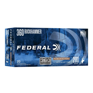 Federal 360 Buckhammer 200 Grain Power-Shok