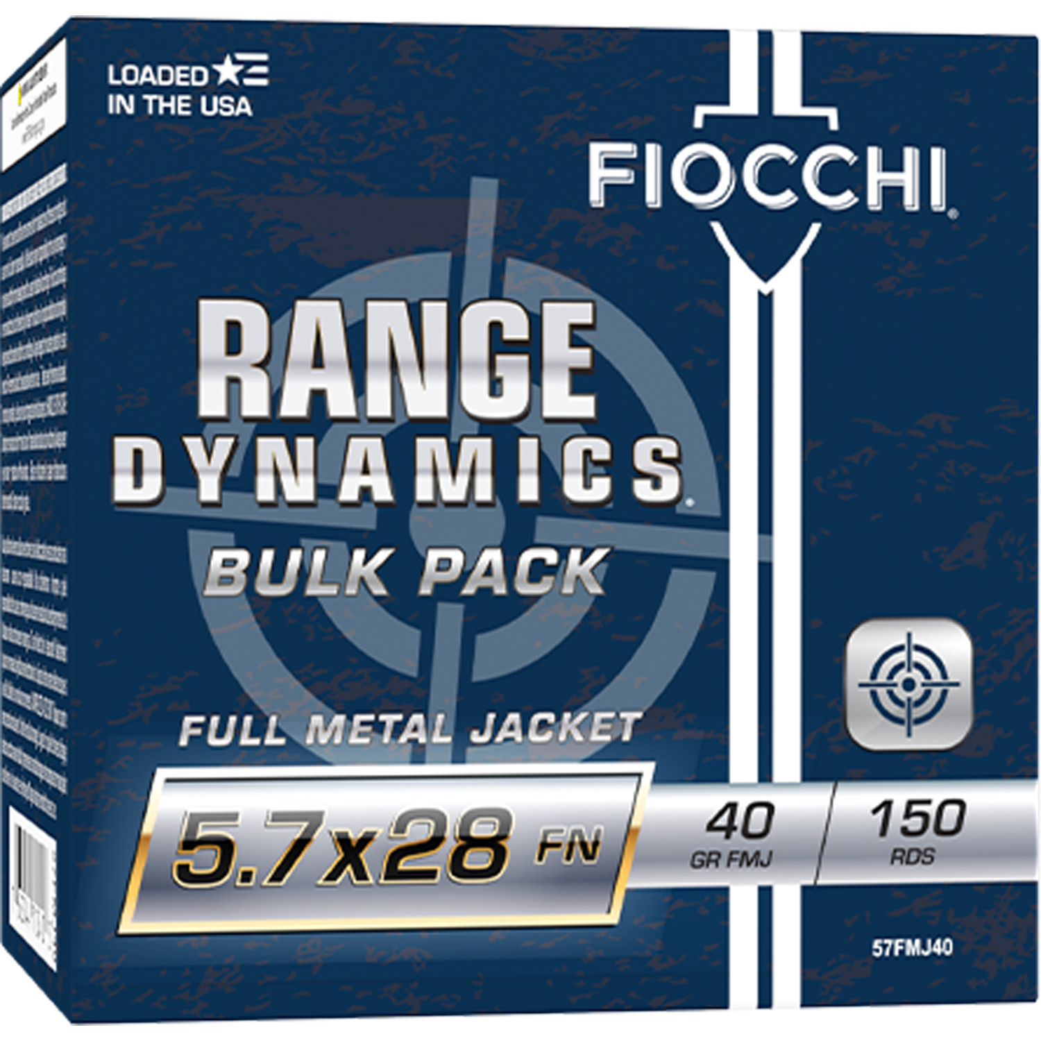 Fiocchi 5.7x28mm 40 Grain FMJ