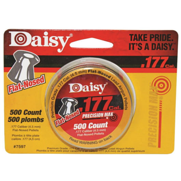 Daisy .177 Cal Flat Pellets - 500 Count