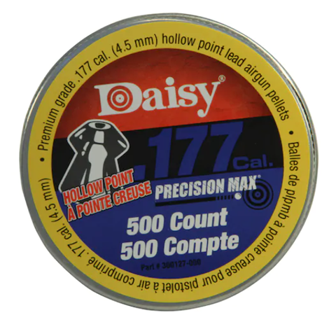 Daisy .177 Caliber Hollow Point Pellets - 500 Tin