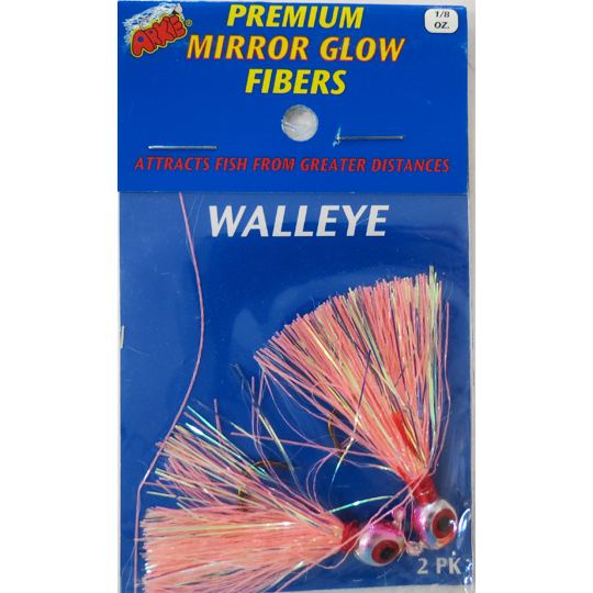 arkie mirror glow walleye jig, walleye, jig, glow, mirror, aThe Snare Shop