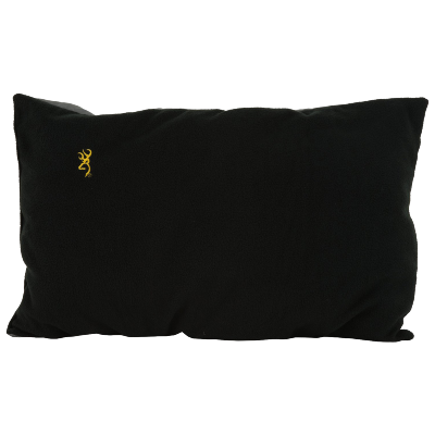 Browning Camping Fleece Pillow - Gold Buckmark