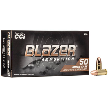 Blazer Ammunition 9mm 115 Grain FMJ