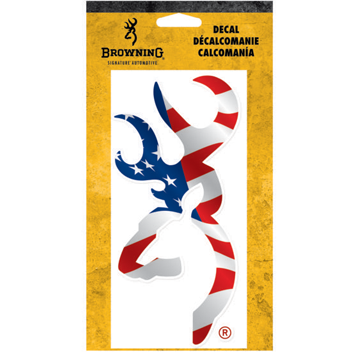 Browning Buckmark Vinyl Flag Decal