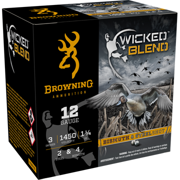 Browning Wicked Blend Bismuth & Steel Shot 12 Gauge 3