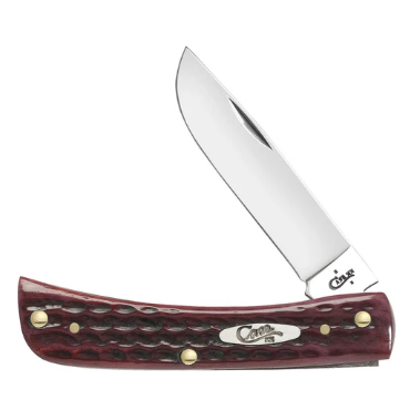 Case Knives Pocket Worn Old Red Bone Sod Buster Jr