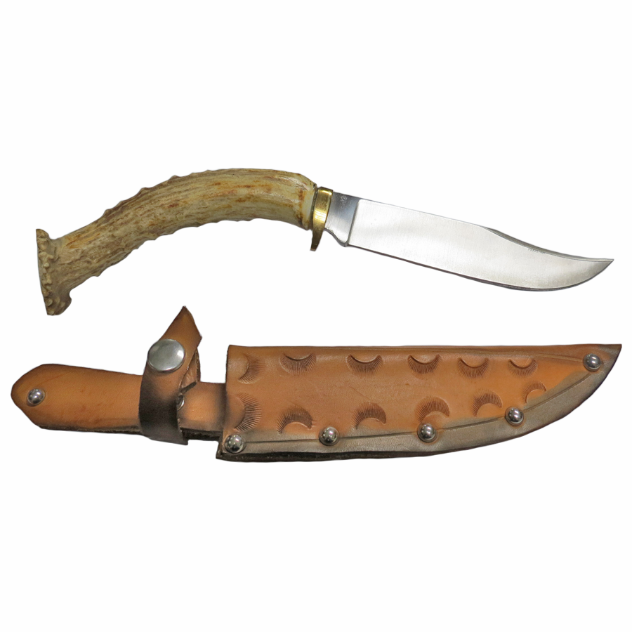 Custom Hand Crafted Deer Antler KnifeThe Snare Shop