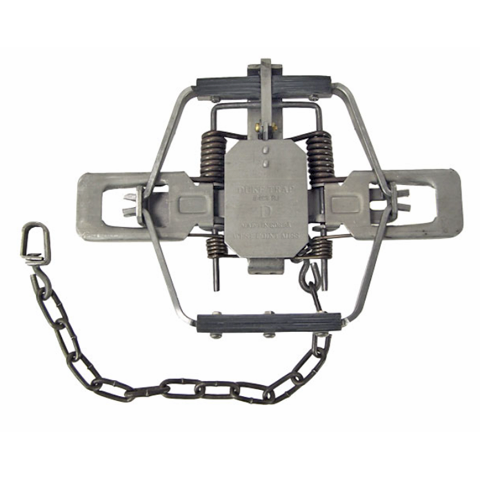 Duke #4 Four Coil Spring Rubber Jaw Trap