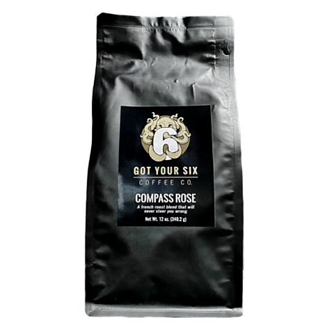 Got Your Six Coffee Compass Rose Beans - ON SALE