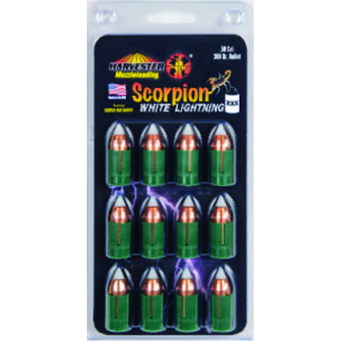 Harvester Muzzleloading Scorpion White Lightning .44 Cal 300 Gr