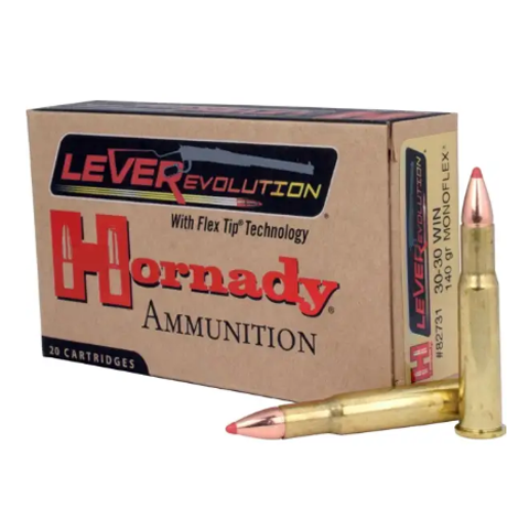 Hornady 30-30 Win 140 Grain Monofelx LEVERevolution