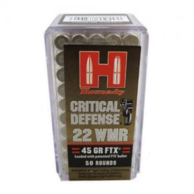 Hornady Critical Defense .22 WMR 45 Gr FTX - 50 Rounds