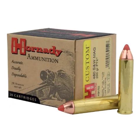 Hornady Custom 460 S&W Mag 200 Gr FTX