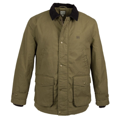 HEYBO Waxed Jacket Brown ON SALE