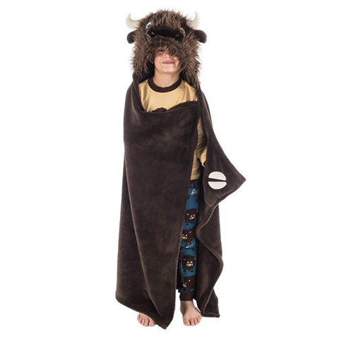 Lazy One Buffalo Critter Blanket