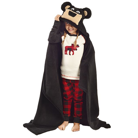 Lazy One Bear Critter Blanket