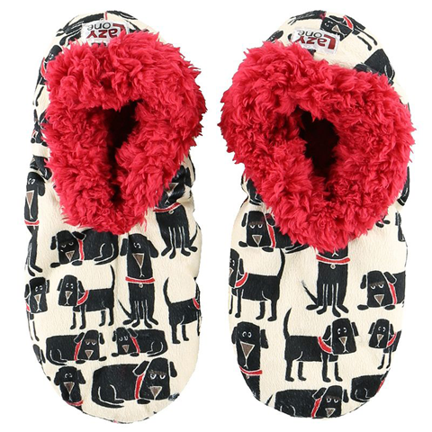 Lazy One Adult Ruff Night Fuzzy Feet Slippers
