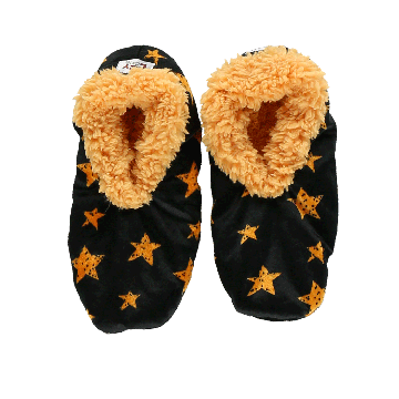 LazyOne Womens Stars Fuzzy Feet Slippers Adult