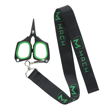 Lew's Mach 3 Braid Scissors with Lanyard