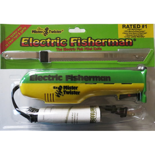 mister twister electric fisherman, electric fillet knife - The Snare Shop