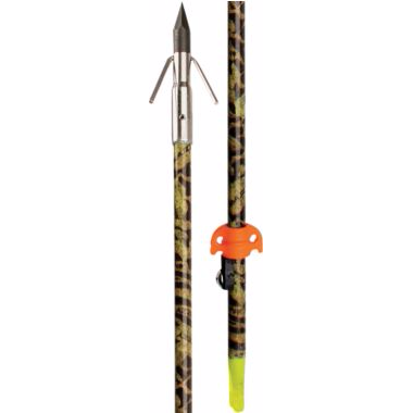 muzzy fish bone arrow with carp tip, carp arrow, bowfishing - The