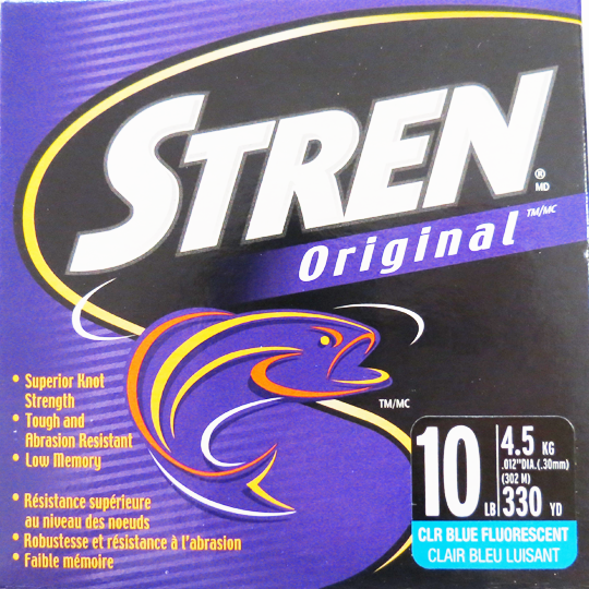 Stren Original Fishing Line Clear Blue Fluorescent