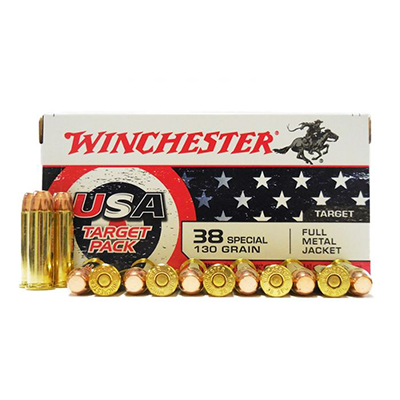 Winchester USA .38 Special 130 Gr Full Metal Jacket