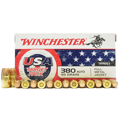 Winchester USA .380 Auto 95 Gr Full Metal Jacket