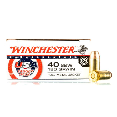 Winchester USA .40 S&W 180 Gr Full Metal Jacket