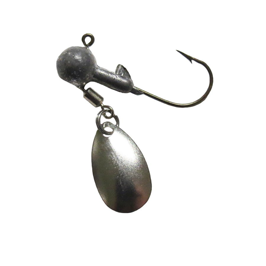 wahoo round head jig spinner, wahoo spinner jig, jig head - The Snare Shop