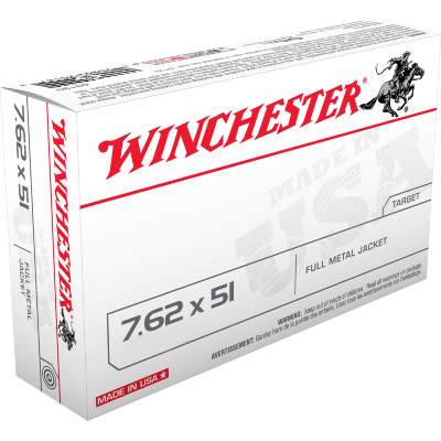 Winchester USA 7.62x51mm 149 Gr FMJ