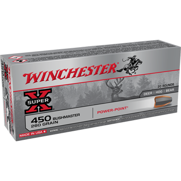Winchester 450 Bushmaster 260 Grain Power Point