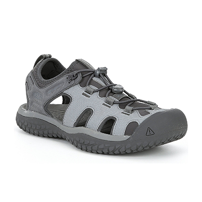 Keen Men's SOLR Sandal - Steel Grey & Magnet ON SALE